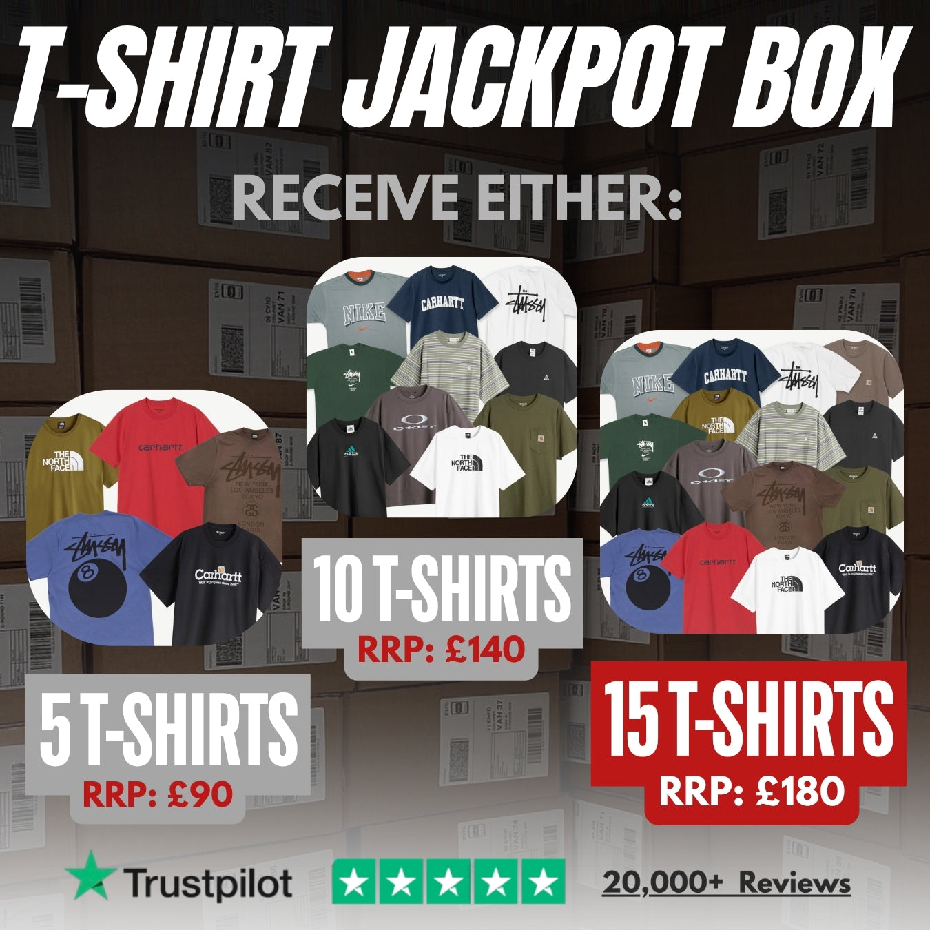 T-SHIRT JACKPOT BOX